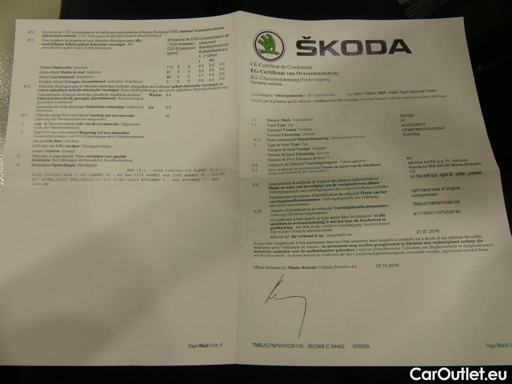  Skoda  Superb 1.6 CR TDI GREENLINE STYLE #11
