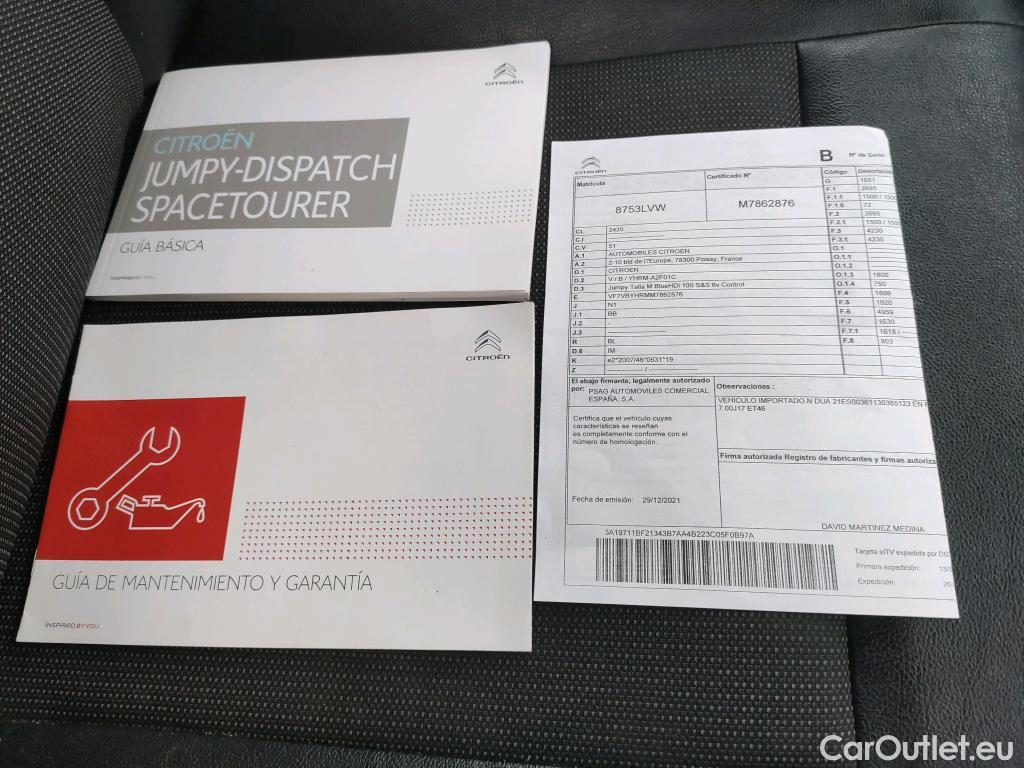  Citroen  Jumpy  Furgón Control M 1.5 BlueHDi 100CV MT6 E6d #34