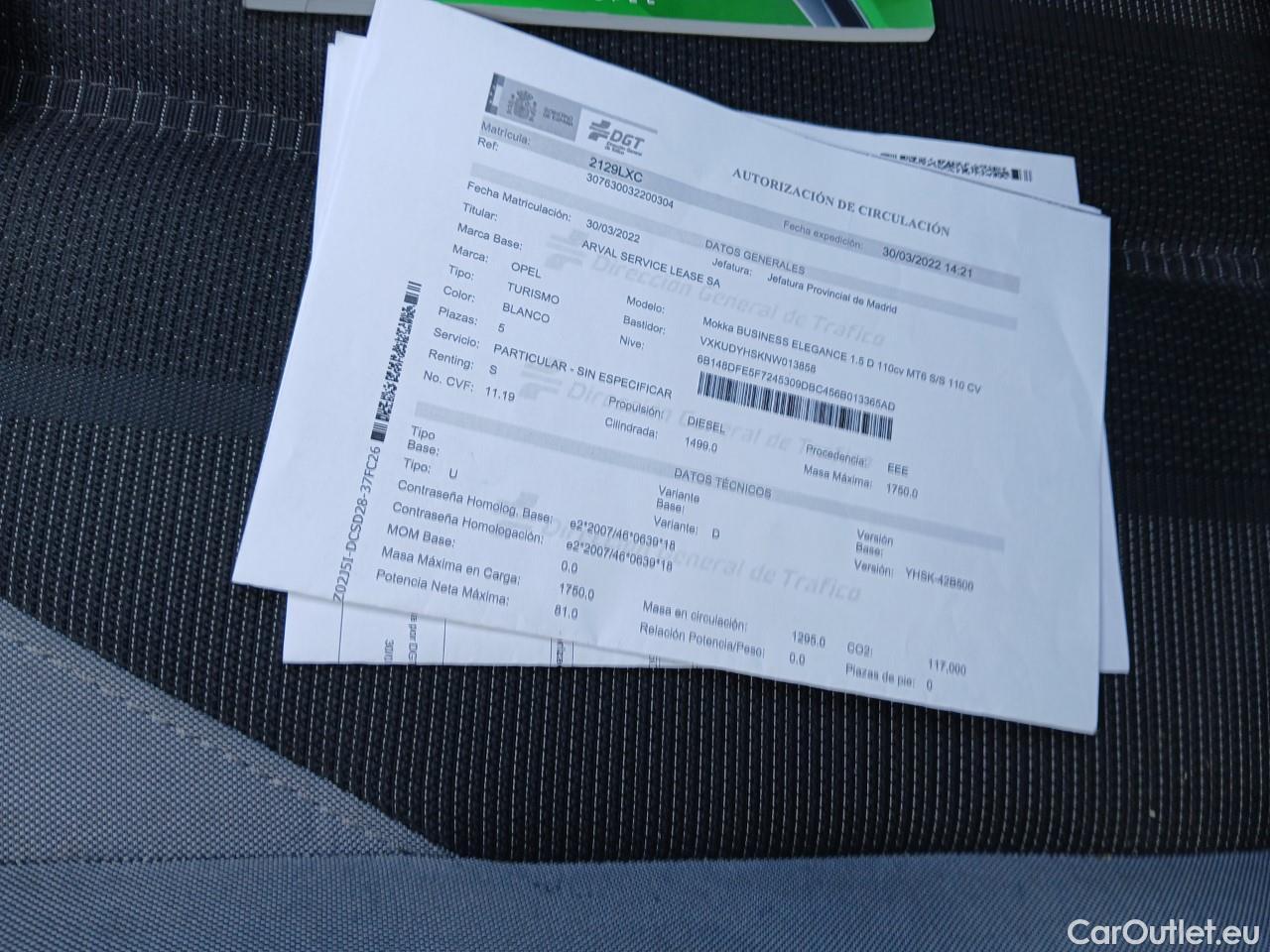  Opel  Mokka  Business Elegance 1.5 D 110CV MT6 E6d #4