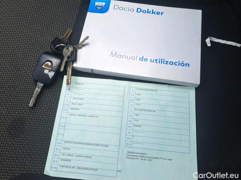  Dacia  Dokker DACIA  / 2013 / 4P / furgón derivado de turismo Van Essential Blue dCi 70kW (95CV) #1