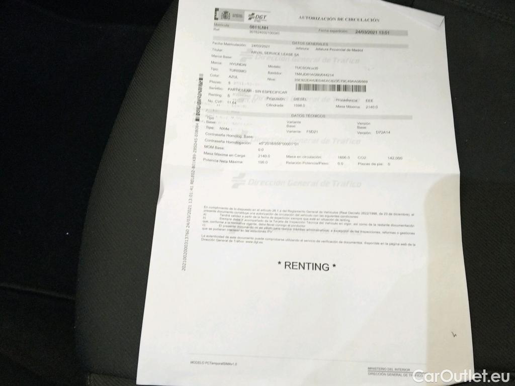  Hyundai  Tucson  Tecno Sky Mild-Hybrid 2WD 1.6 CRDi 135CV AT7 E6d #9