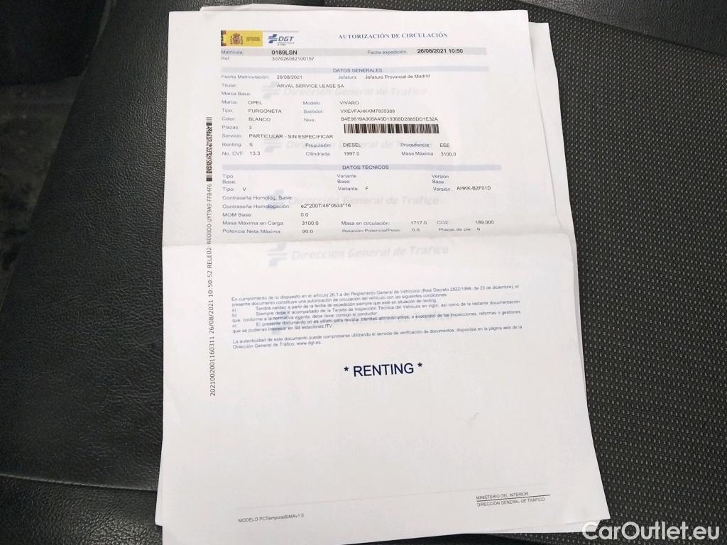  Opel  Vivaro  Furgón S Express 2.0 120CV MT6 E6dT #18