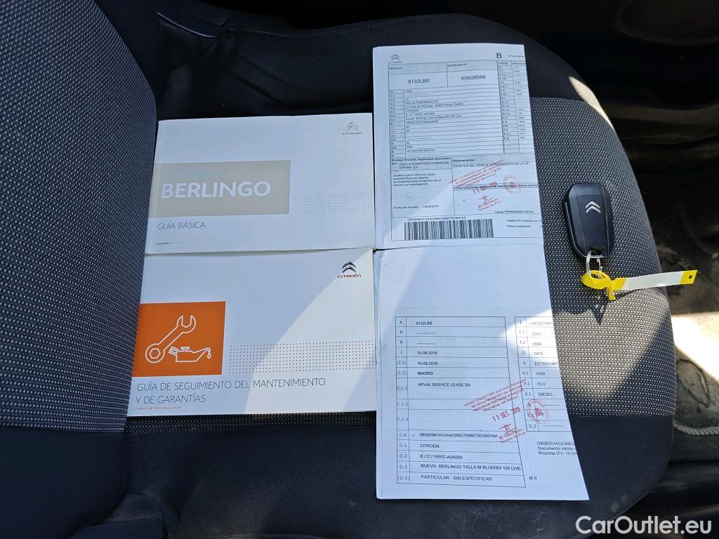  Citroen  Berlingo CITROEN  / 2018 / 4P / monovolumen compacto Talla M BlueHDi 100 LIVE ##SIN LLAVES## #4