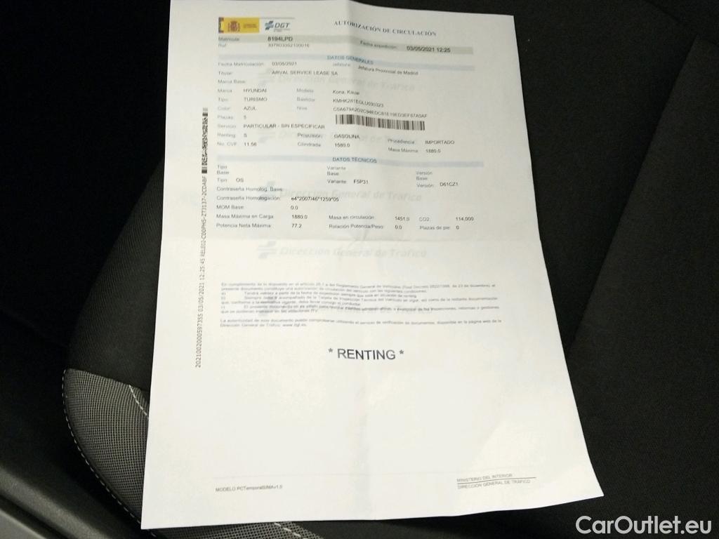  Hyundai  Konna HYUNDAI Kona / 2017 / 5P / todoterreno 1.6 GDI HEV Klass DCT #15