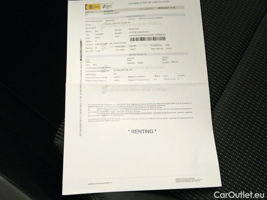  KIA  Sportage  Drive Plus 2WD 1.6 CRDi 135CV MT6 E6dT #19