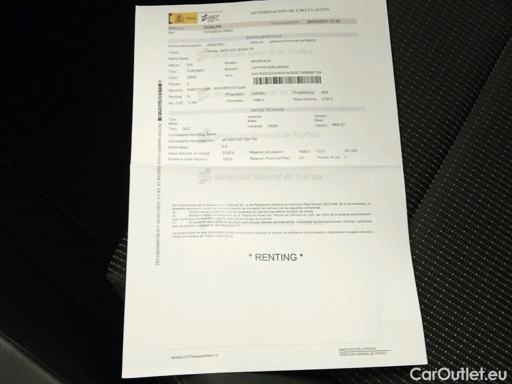  KIA  Sportage  Drive Plus 2WD 1.6 CRDi 135CV MT6 E6dT #18