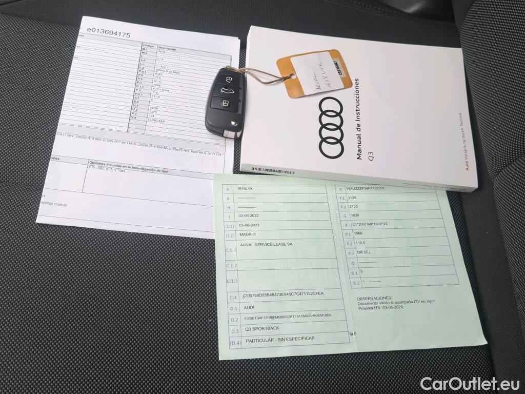  Audi  Q3  Sportback 35 TDI 2.0 TDI 150CV E6d #1