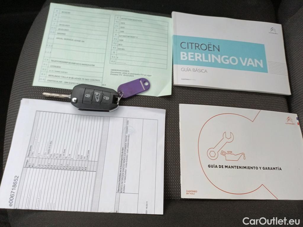  Citroen  Berlingo  Furgón Control M 1.5 BlueHDi 75CV MT5 E6dT #1
