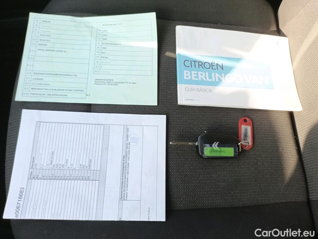  Citroen  Berlingo  Furgón Control M 1.5 BlueHDi 75CV E6dT #1