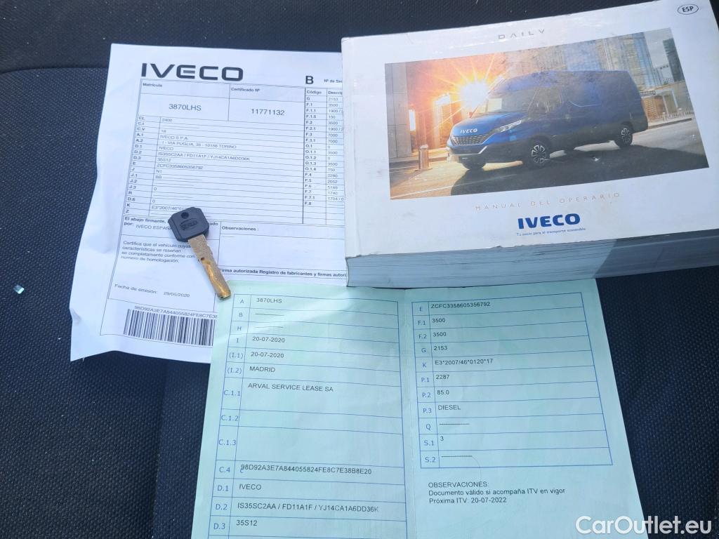  Iveco  Daily IVECO  / 2019 / 4P / furgón 2.3 TD 35S 12 V 3000/H1 7,3 M3 #8