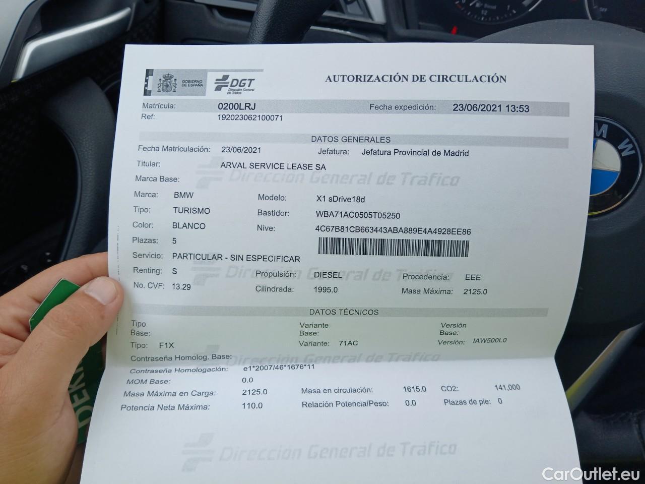  Bmw  X1 BMW  / 2019 / 5P / todoterreno sDrive18dA Corporate #1
