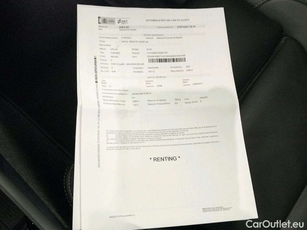  Volvo  XC 40 VOLVO XC40 / 2017 / 5P / todoterreno 1.5 T5 Twin Recharge Inscription Auto #7
