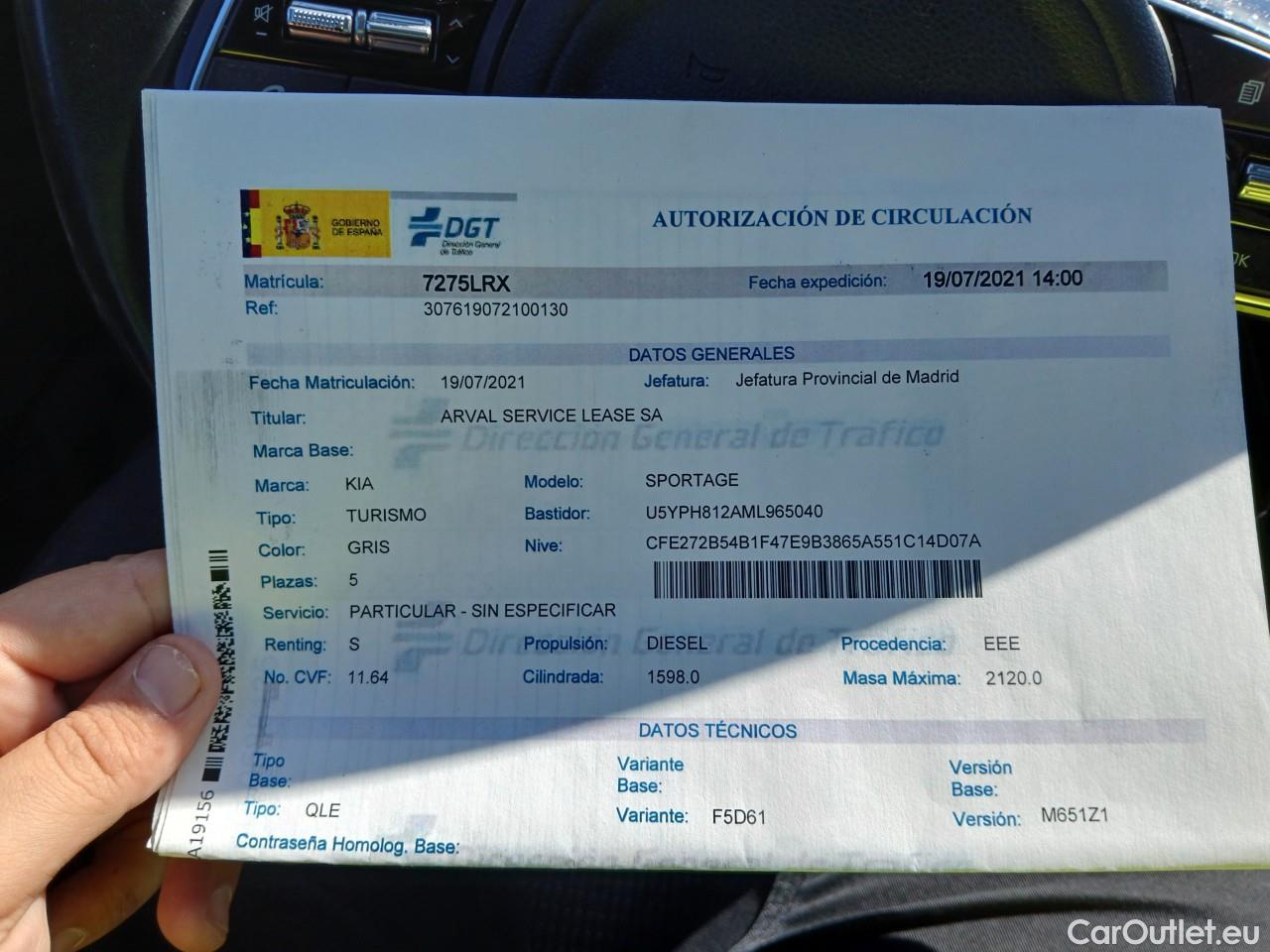  KIA  Sportage  Drive Plus 2WD 1.6 CRDi 135CV MT6 E6dT #3