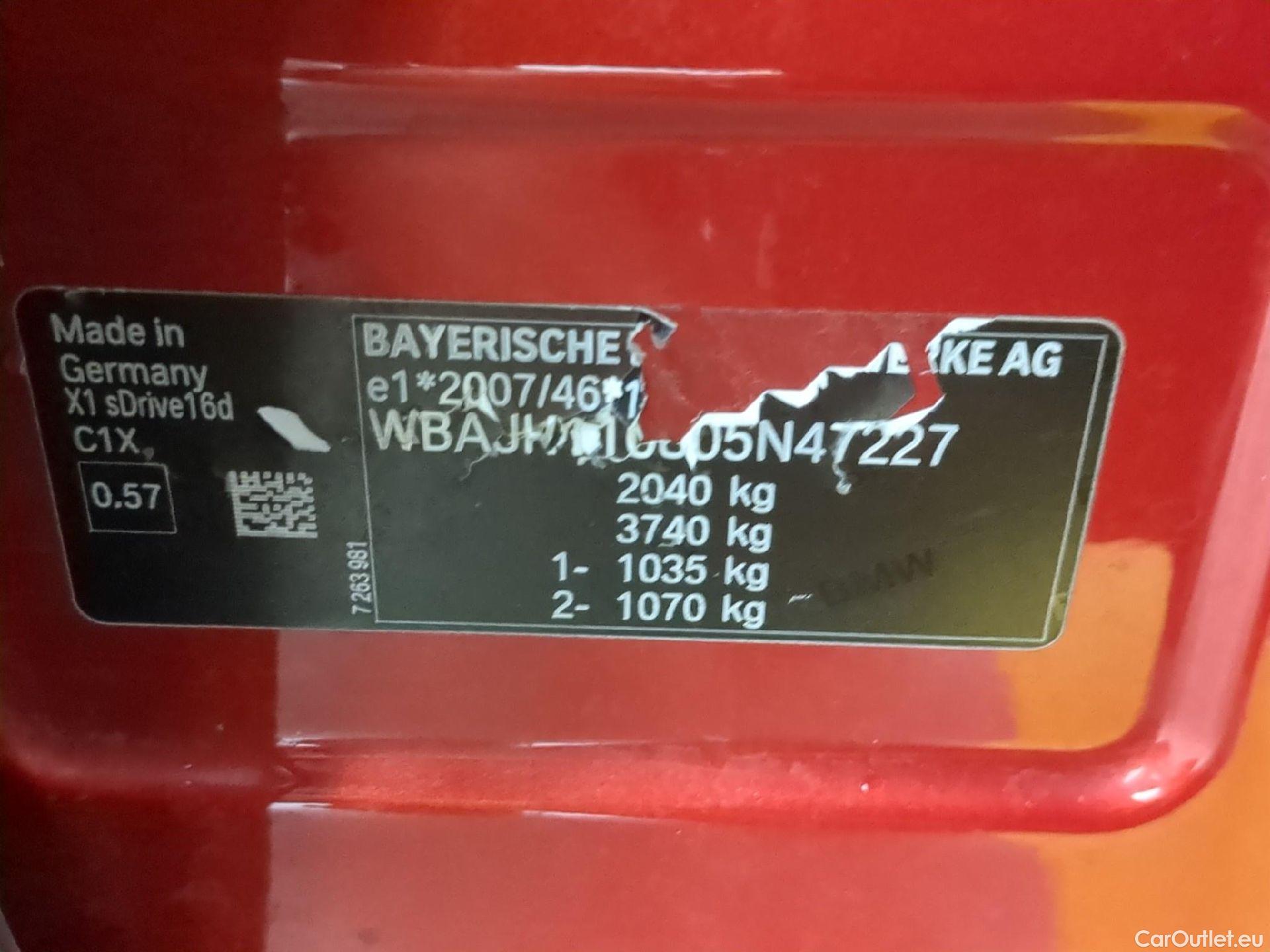  Bmw  X1 Série  sDrive16d Sport 1.5 115CV BVM6 E6dT #1