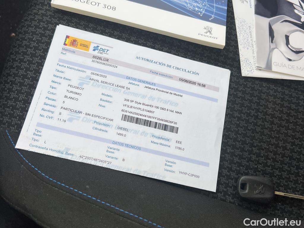 Peugeot  308  Style 1.5 HDi 100CV MT6 E6dT #17
