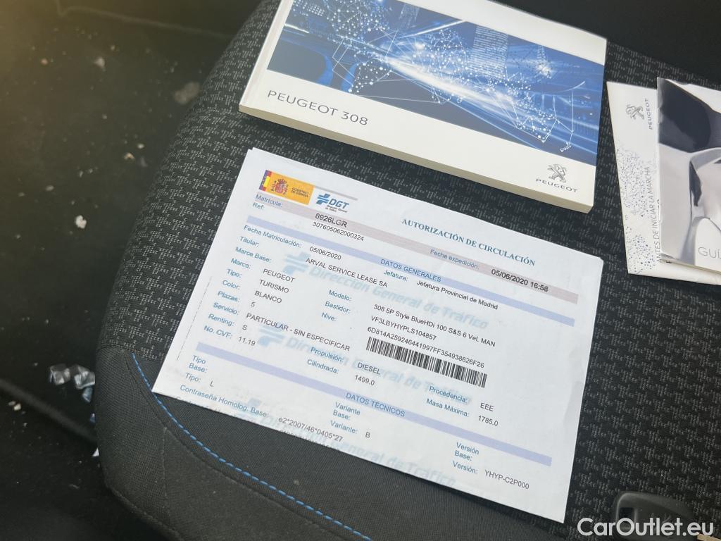  Peugeot  308  Style 1.5 HDi 100CV MT6 E6dT #18