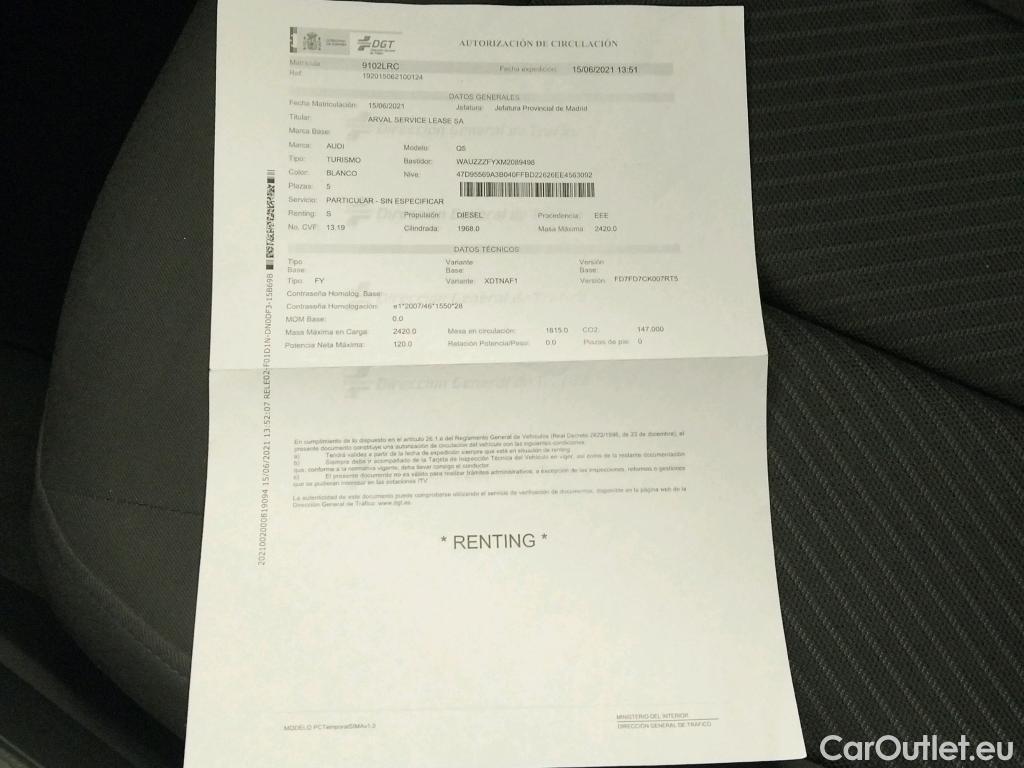  Audi  Q5  FYG 35 TDI advanced 2.0 TDI 165CV AT7 E6d #9