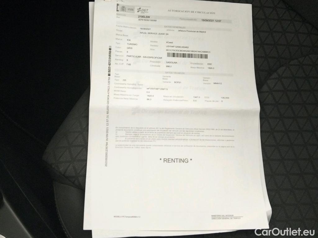  KIA  XCeed KIA  / 2019 / 5P / todoterreno 1.0 T-GDi Drive 88kW (120CV) #17