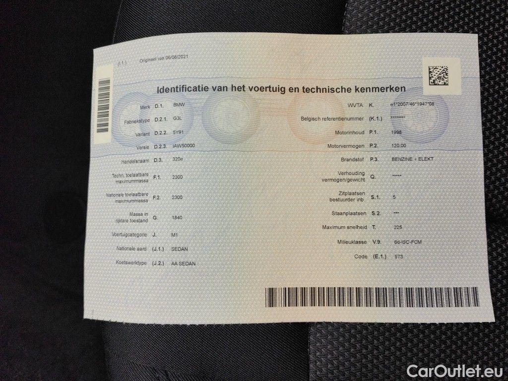 Bmw  Serie 3 BMW 3 Reeks Berline 320e (150 kW) 4d #11