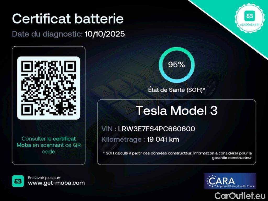 Tesla  Model 3 TESLA  / 2018 / 4P / Berline Propulsion #2