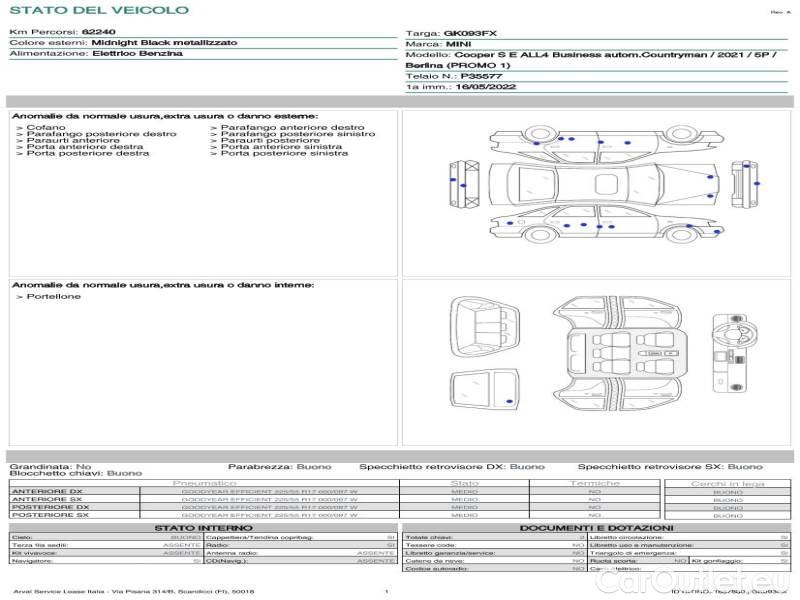 Mini  Countryman MINI  / 2020 / 5P / BERLINA COOPER S E ALL4 BUSINESS AUTOM. #21