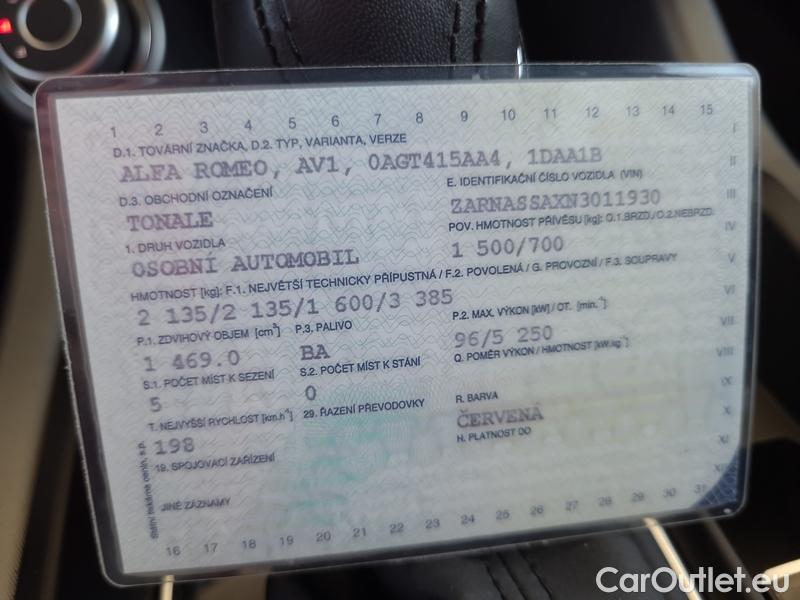 Alfa Romeo  TONALE  (622)(2022->)  1.5MHEV 130 Speciale AT #18