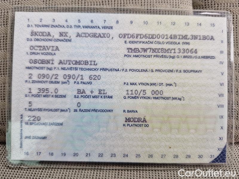 Skoda  Octavia  Combi (NX3)(2020) Oct.Com.1.4TSI 150 Style AT #17