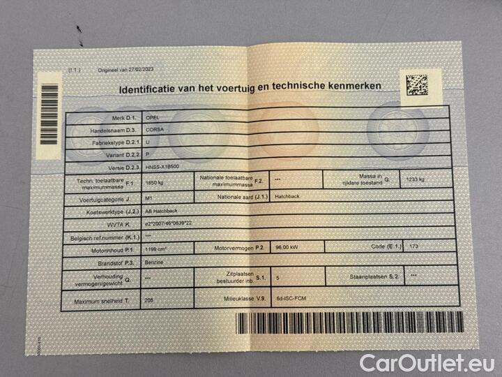 Opel  Corsa  1.2 Turbo S/S Auto GS Line 96kW/131pk  5D/P Auto-8 #11