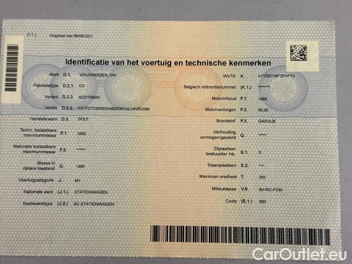Volkswagen  Golf  VIII 2.0 TDI Life DSG 85kW/116pk  5D/P Auto-7 - CO2 onvolledig #12