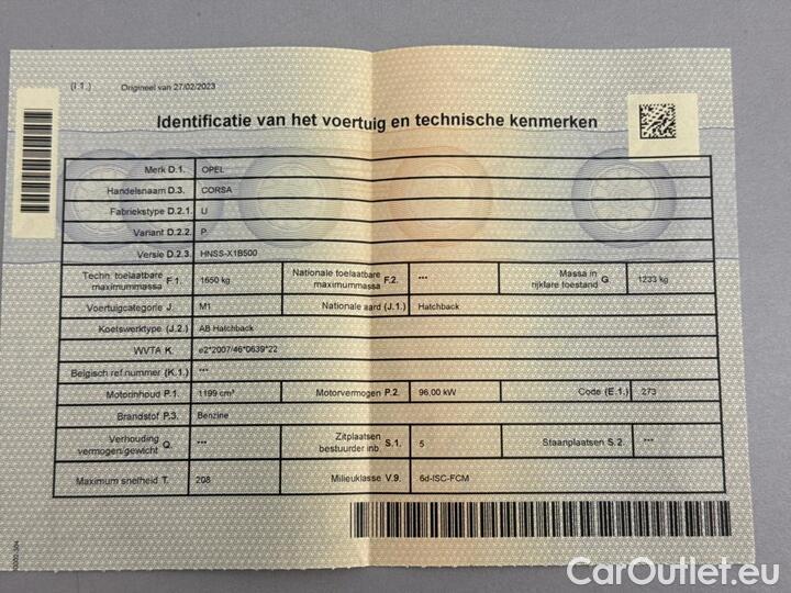 Opel  Corsa  1.2 Turbo S/S Auto GS Line 96kW/131pk  5D/P Auto-8 #11
