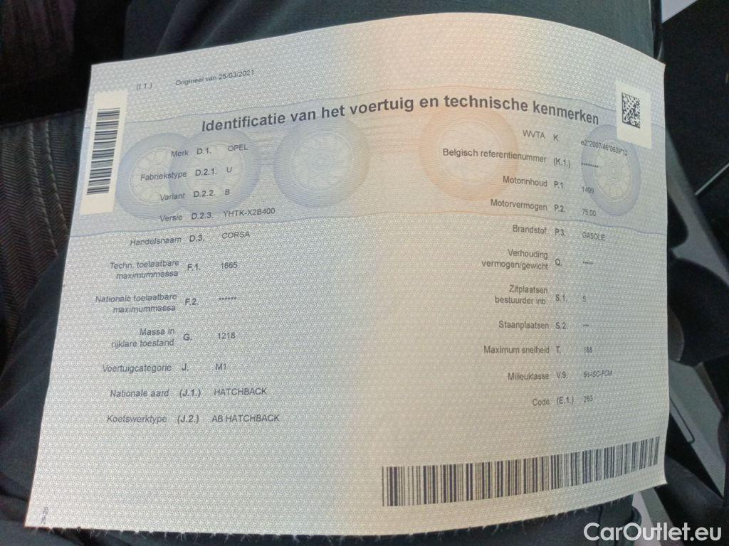 Opel  Corsa Opel  1.5 Turbo D 75kW S/S Edition 5d #11