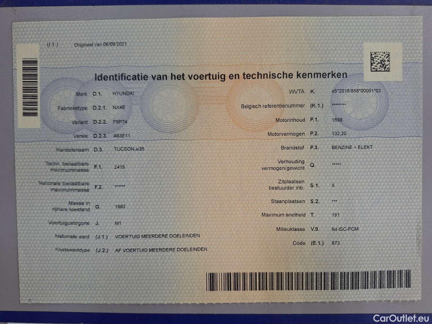 Hyundai  Tucson Hyundai,  '20 PHEV, Hyundai  1.6 T-GDi Plug-in Hybrid 4x4 Shine  #11