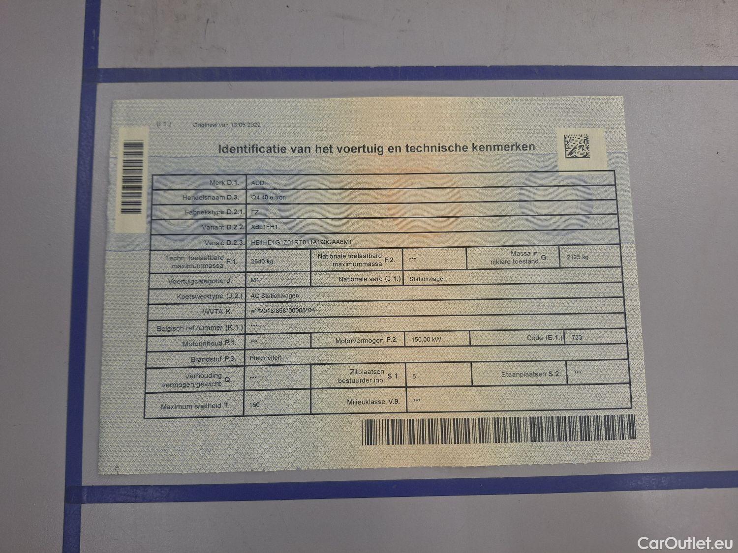 Audi  Q4 E-Tron Audi,  '21 BEV, Audi  40 e-tron Attraction 5d #11