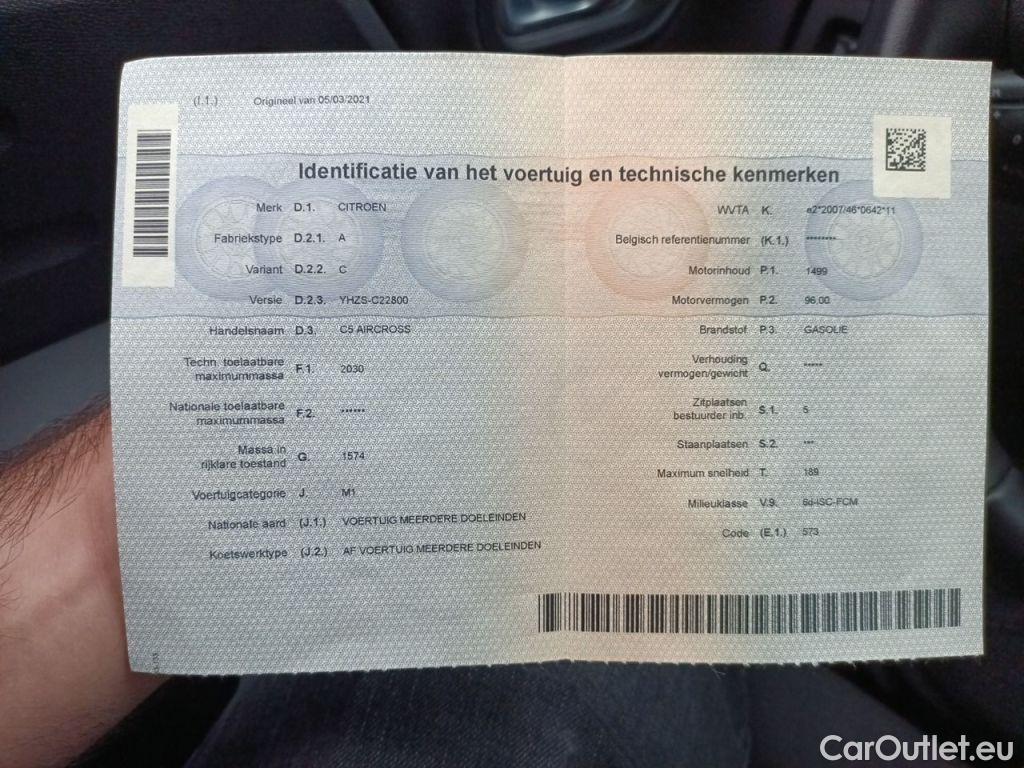 Citroen  C5 Citroën  Aircross 1.5 BlueHDi 130 S&S EAT8 Feel 5d #12