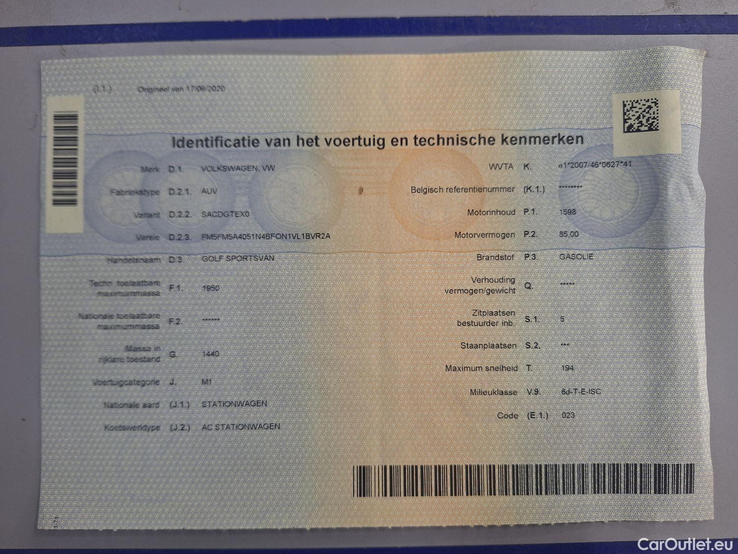 Volkswagen  Golf  VW, Sportsvan FL'17, Volkswagen Sportsvan 1.6 TDI IQ.Drive 5d #11