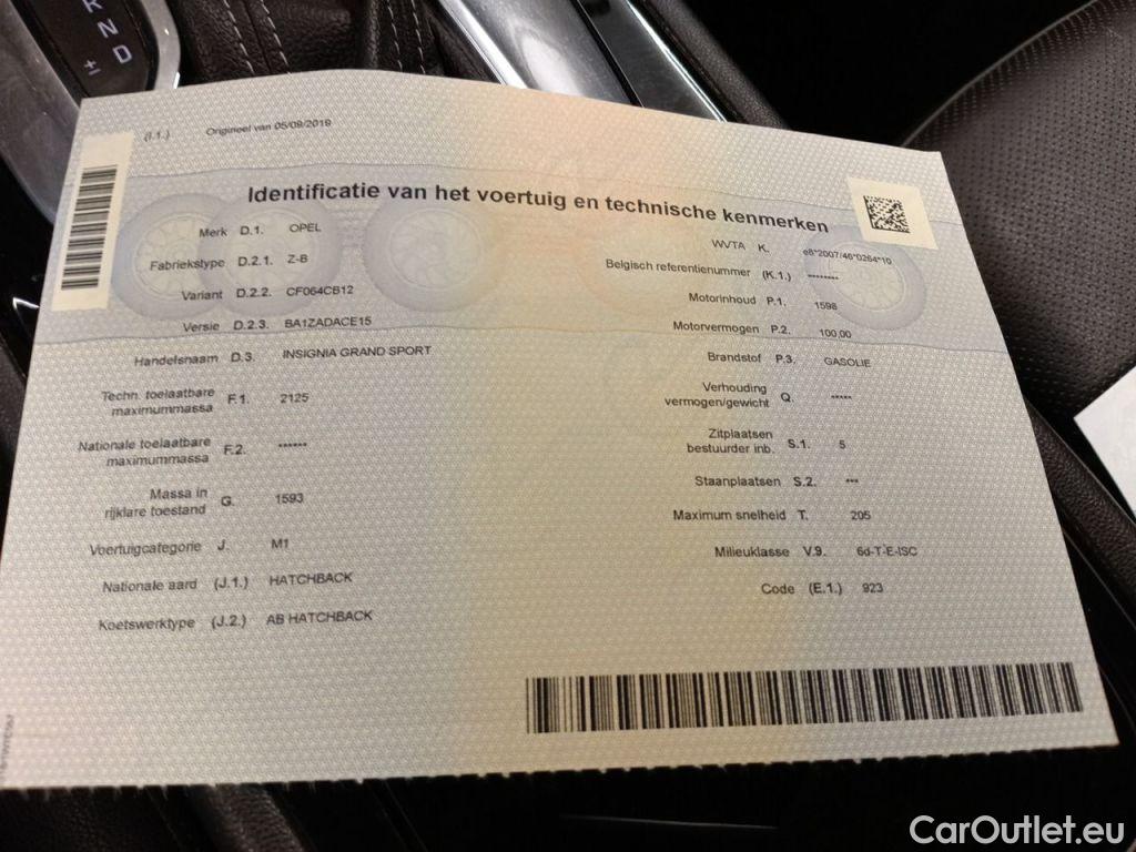 Opel  Insignia Opel  Grand Sport 1.6 CDTI S/S 100kW Innovation AT6 5d #11