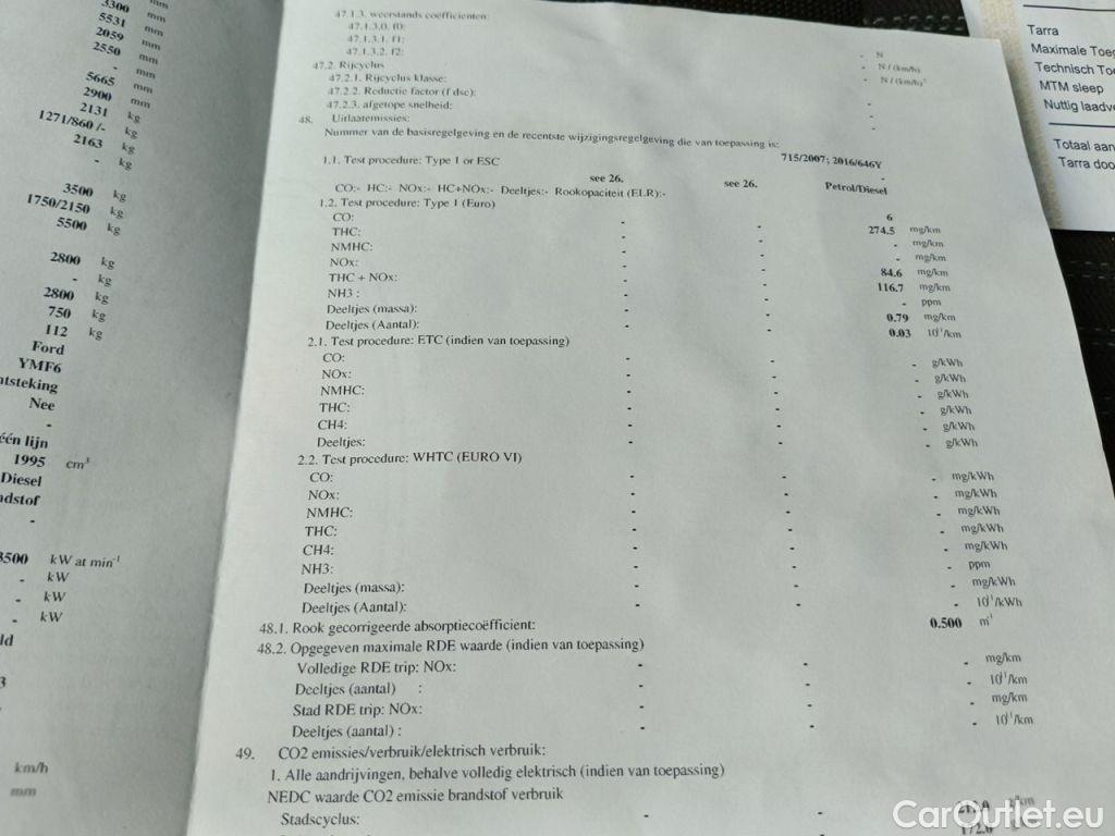 Ford  Transit Ford  350M 2.0TD 130pk 96kW M6 Trend 4d #11