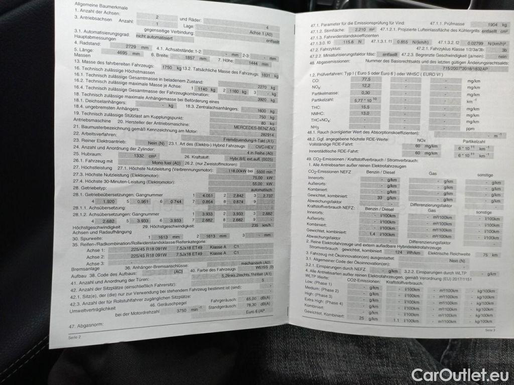 Mercedes  CLA-Klasse Mercedes-Benz CLA Shooting Brake CLA 250 e Business Solution 5d #13