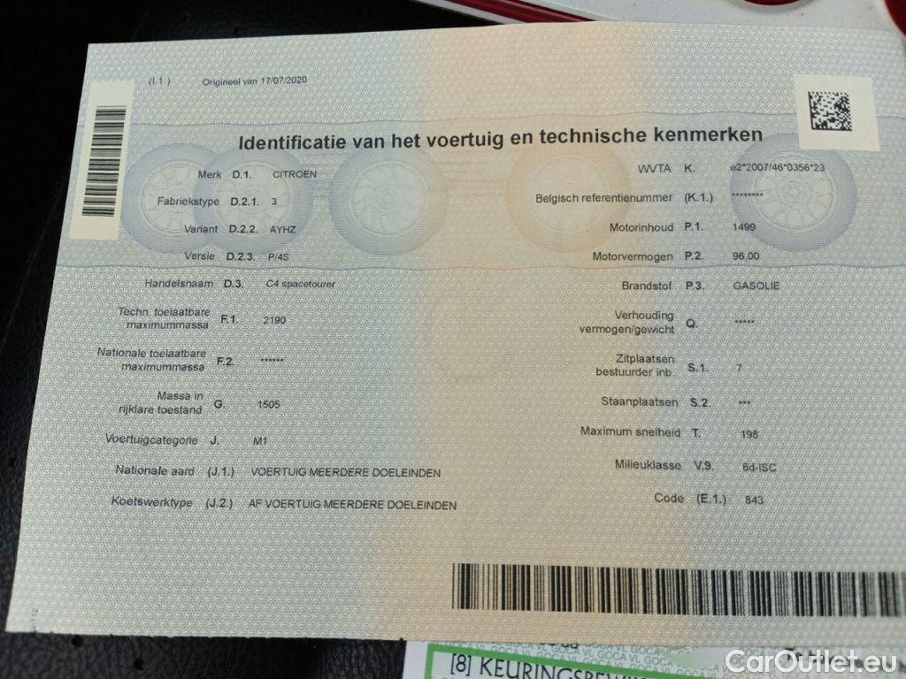 Citroen  C4 Grand Picasso Citroën Grand C4 Spacetourer 1.5 BlueHDi 130 S&S MAN6 Shine 5d #11