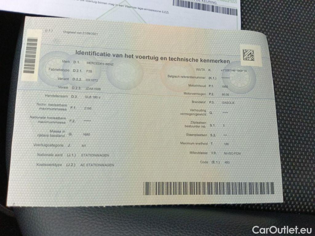 Mercedes  GLB Mercedes-Benz   180 d Business Solution 5d #11