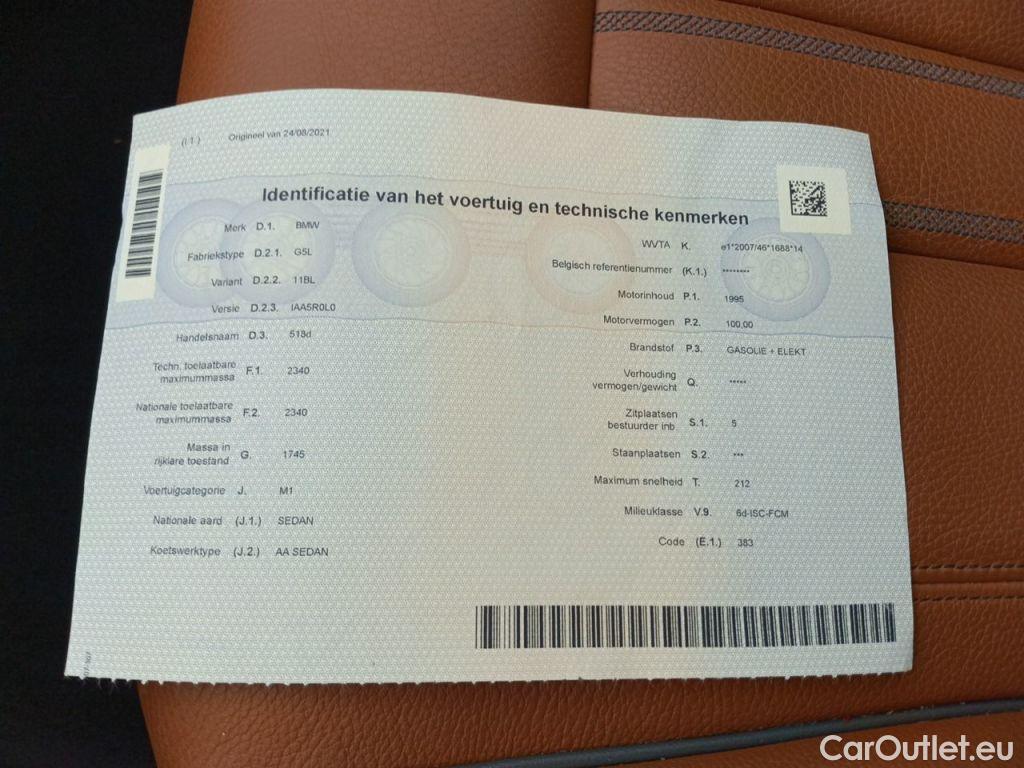 Bmw  Serie 5 BMW 5 Reeks Berline 518d 100kW Aut. 4d #11