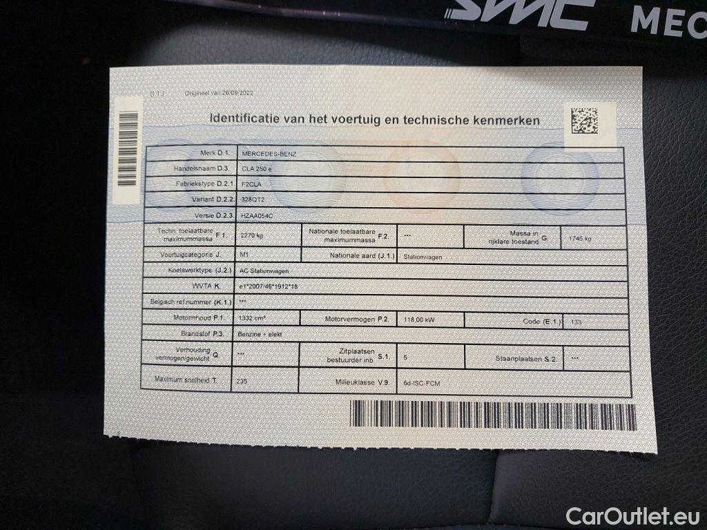 Mercedes  CLA-Klasse Mercedes-Benz CLA Shooting Brake CLA 250 e 5d #12