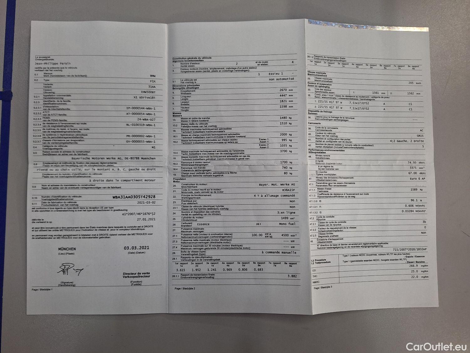 Bmw  X1 BMW,  FL'19, BMW  sDrive18i (100 kW) 5d #18