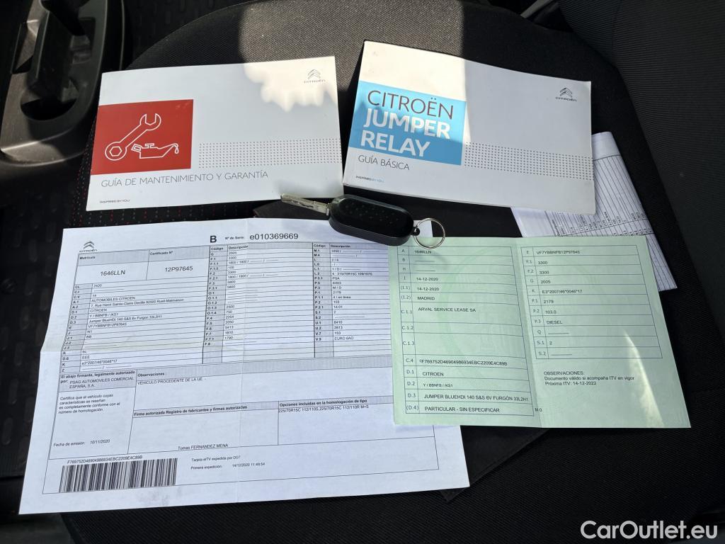 Citroen  Jumper CITROEN  / 2014 / 4P / furgón BlueHDi 103KW (140CV) Furgón 33L2H1  #9