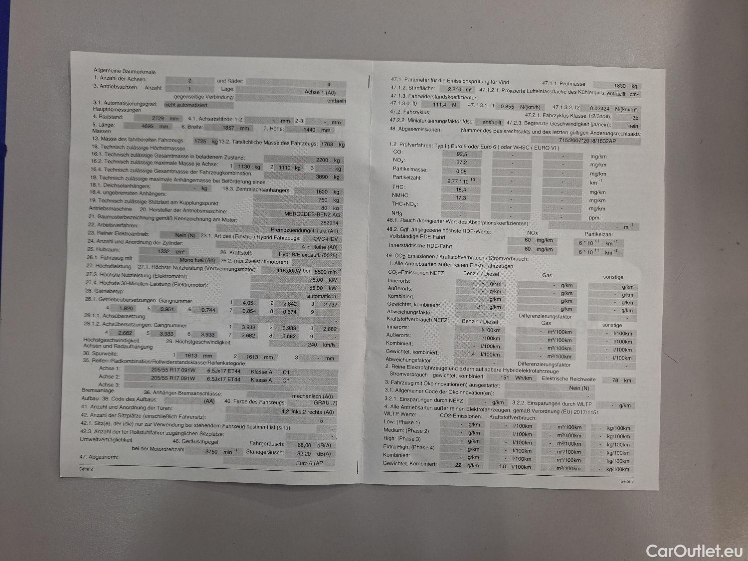 Mercedes  CLA-Klasse Mercedes, CLA-Class '19, Mercedes-Benz CLA CLA 250 e Business Solution 4d #18