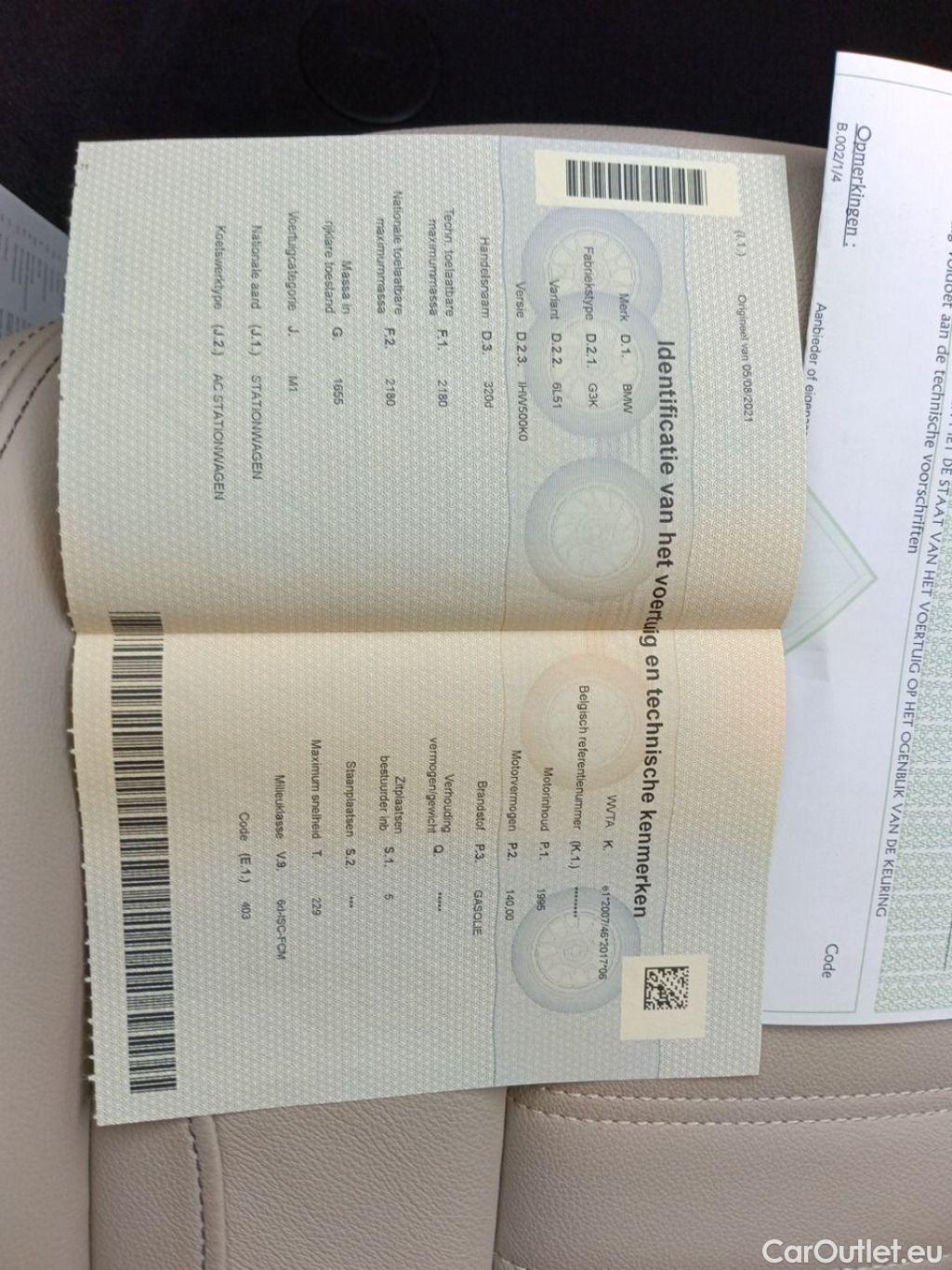 Bmw  Serie 3 BMW 3 Reeks Touring 320d (140 kW) 5d Luxury Line (total options: 12,091 Ex.Vat) #11