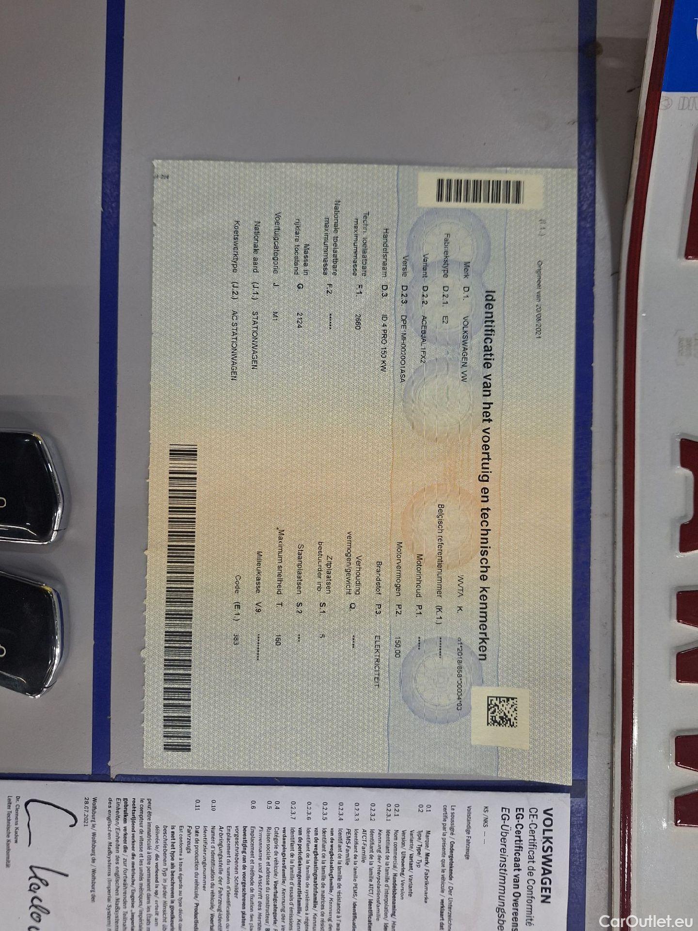 Volkswagen  ID.4 VW,  '20 BEV, Volkswagen  77kWh Pro Life 5d #11