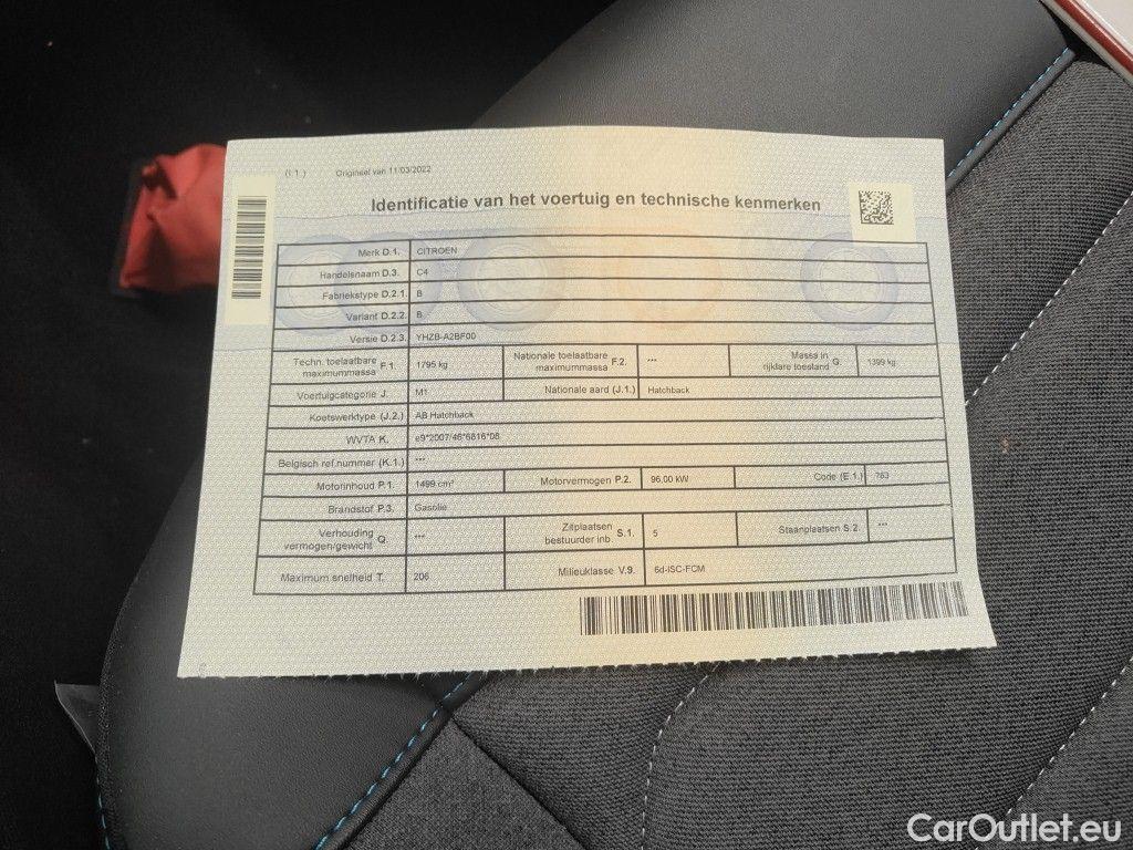 Citroen  C4 Citroën  1.5 BlueHDi 130 S&S EAT8 Shine 5d #11