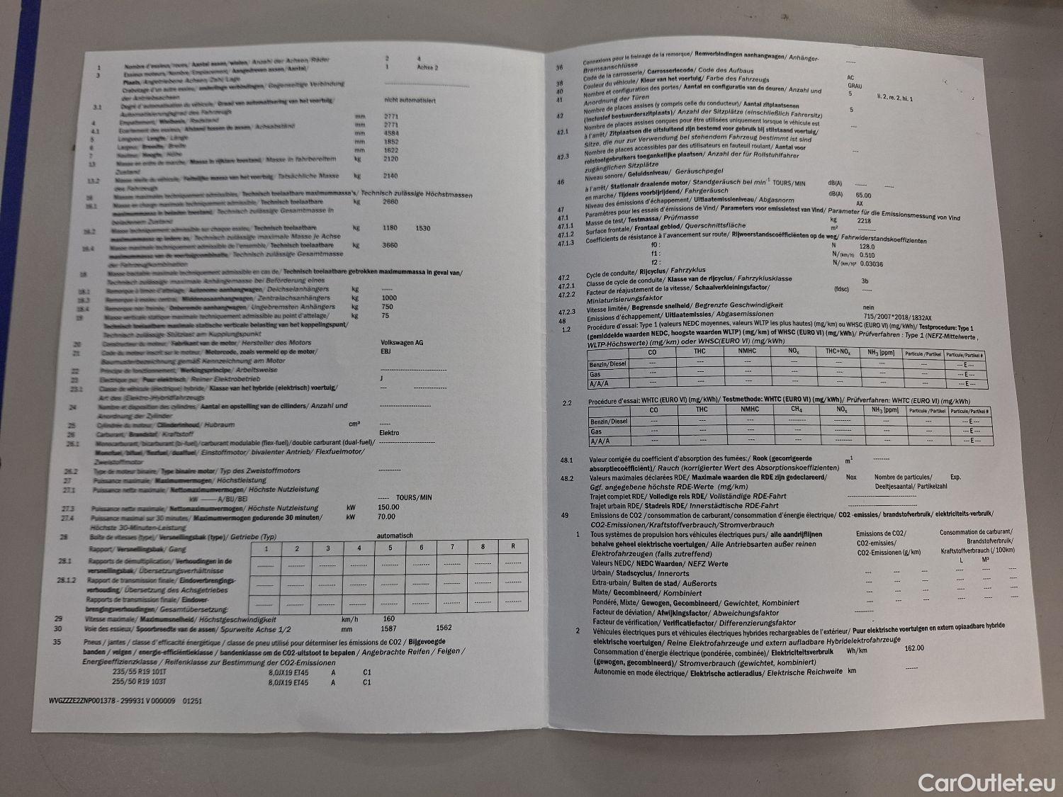 Volkswagen  ID.4 VW,  '20 BEV, Volkswagen  77kWh Pro Life 5d #15