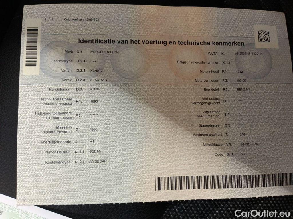 Mercedes  A-Klasse Mercedes-Benz  Limousine A 180 Business Solution 4d #11